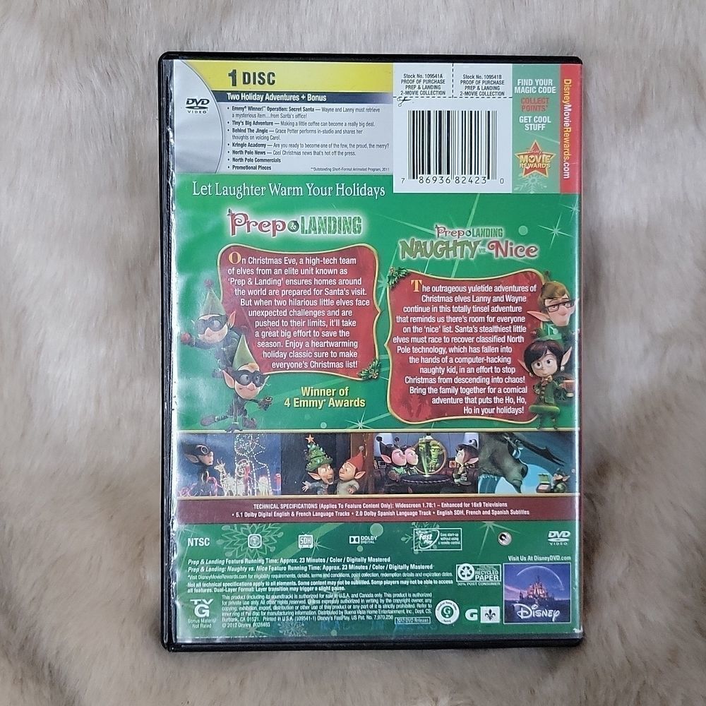 DISNEY PREP & LANDING 2 HOLIDAY ADVENTURES DISC COLLECTION - Picture 2 of 8